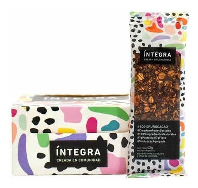 Barra de Cereal Integra de Chocolate y Avena x 40 g