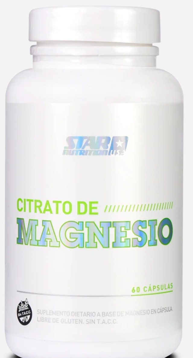 Citrato de Magnesio - 60 Cápsulas
