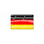 Bandera resinada rectangular