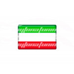 Bandera Resinada rectangular