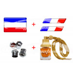 Kit Bandera Calcomania,francia 